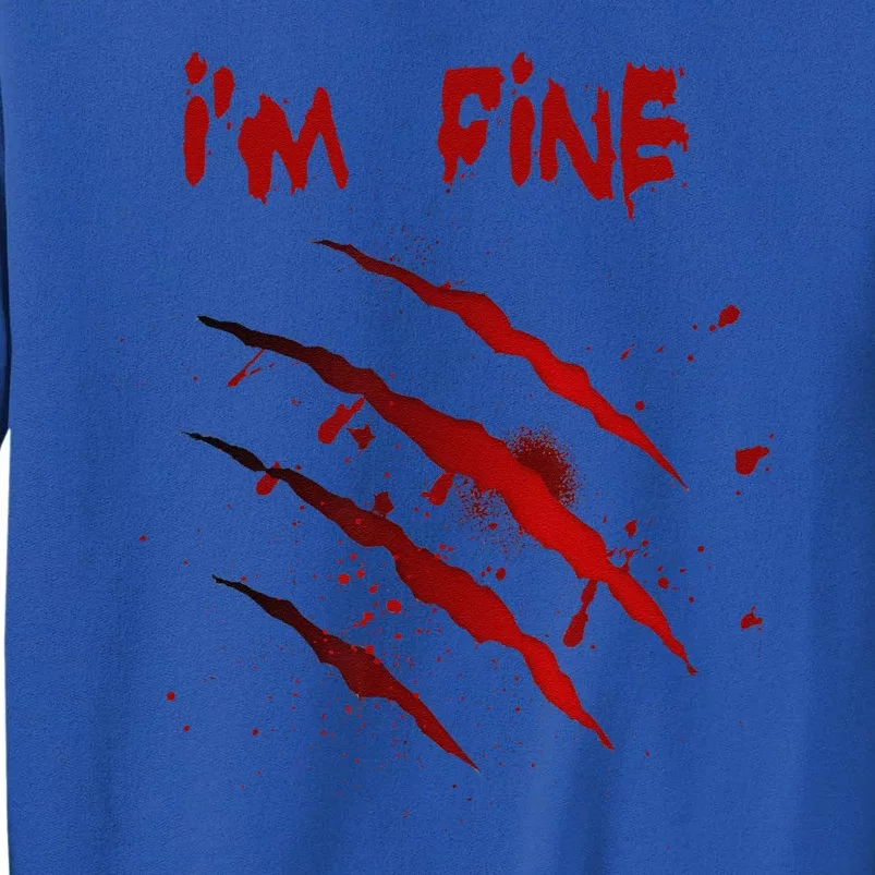 Im Fine Halloween Blood Splatter Bloody Halloween Sweatshirt