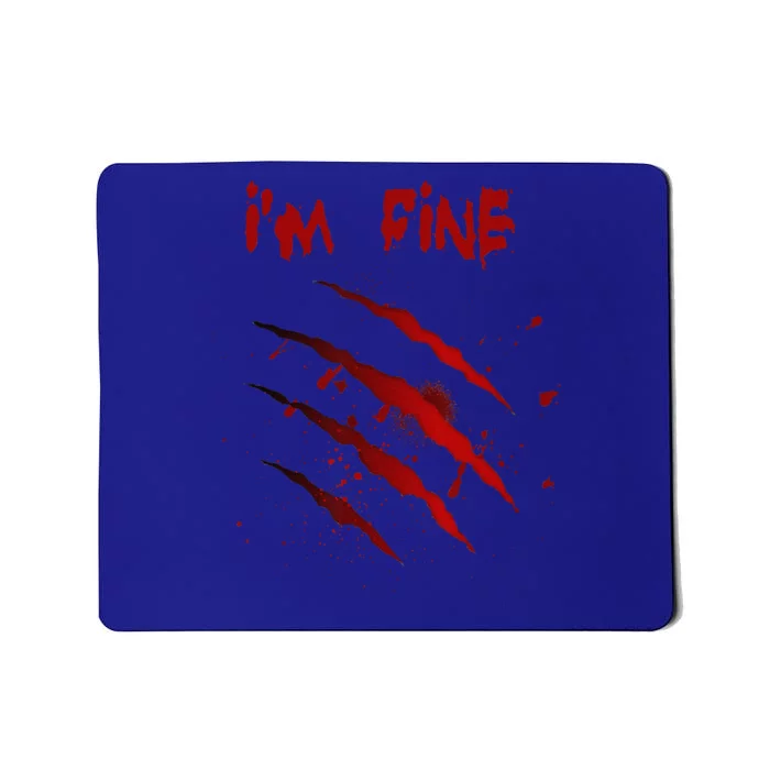 Im Fine Halloween Blood Splatter Bloody Halloween Mousepad