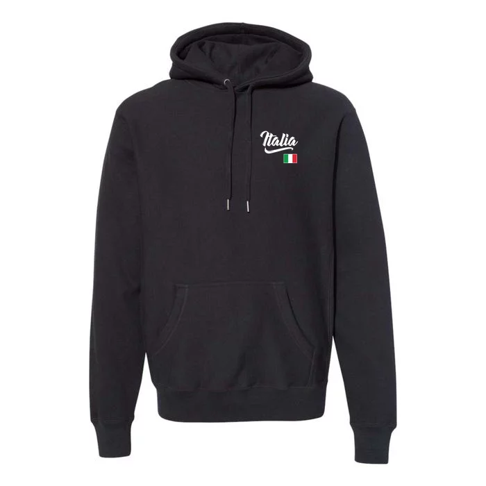 Italian Flag Heritage Premium Hoodie