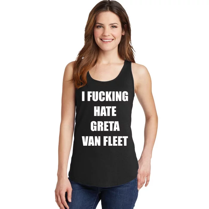 I Fucking Hate G.R.E.T.A V.An. F.L.E.E.T Ladies Essential Tank