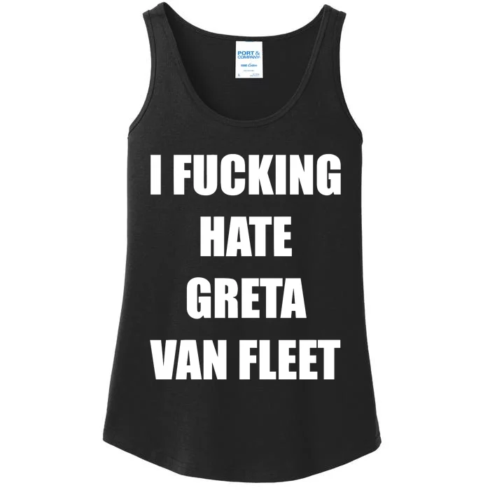 I Fucking Hate G.R.E.T.A V.An. F.L.E.E.T Ladies Essential Tank