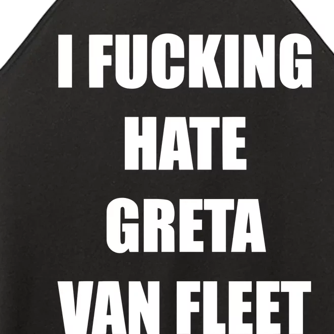 I Fucking Hate G.R.E.T.A V.An. F.L.E.E.T Women’s Perfect Tri Rocker Tank