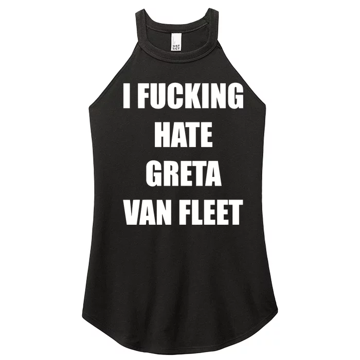 I Fucking Hate G.R.E.T.A V.An. F.L.E.E.T Women’s Perfect Tri Rocker Tank