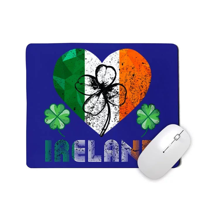 Irish Flag I Love Ireland Tees St Patrick's Funny Gift Mousepad