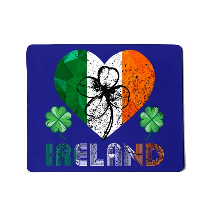 Irish Flag I Love Ireland Tees St Patrick's Funny Gift Mousepad