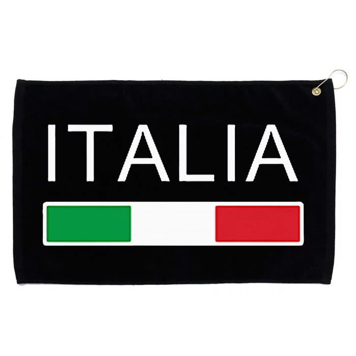 Italia Flag Italian Italy Italiano Family Heritage Grommeted Golf Towel