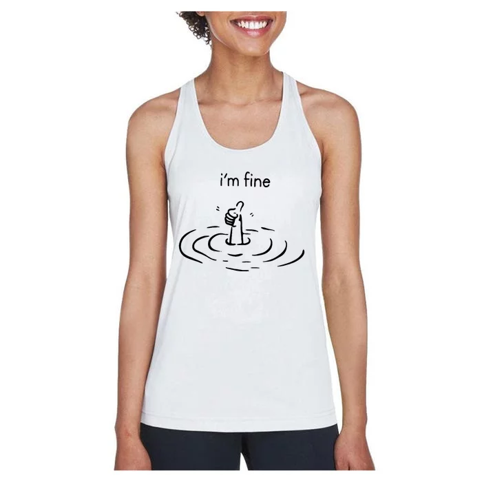 IM Fine Women's Racerback Tank