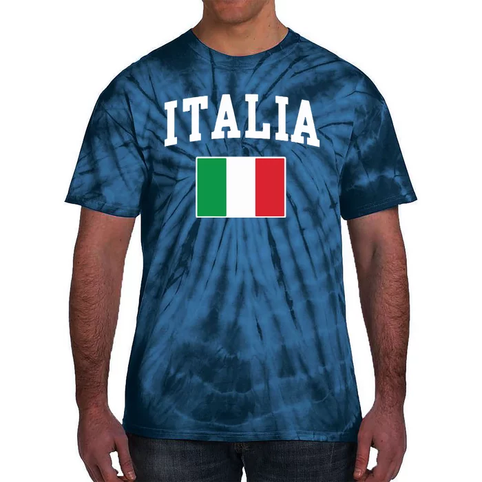 Italia Flag Italy Italian Italiano Family Men Women Kids Tie-Dye T-Shirt