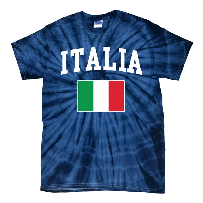 Italia Flag Italy Italian Italiano Family Men Women Kids Tie-Dye T-Shirt