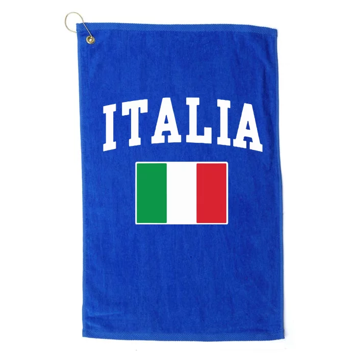 Italia Flag Italy Italian Italiano Family Men Women Kids Platinum Collection Golf Towel