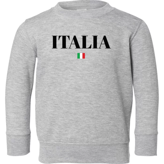 ITALIA Flag ITALY Men Woman Kids White ITALIAN Toddler Sweatshirt