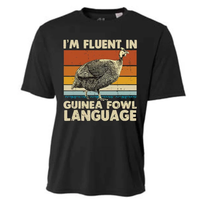 Im Fluent In Guinea Fowl Language Cooling Performance Crew T-Shirt