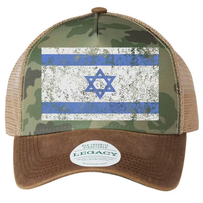 Israeli Flag Israel Jewish Star of David Jerusalem Legacy Tie Dye Trucker Hat