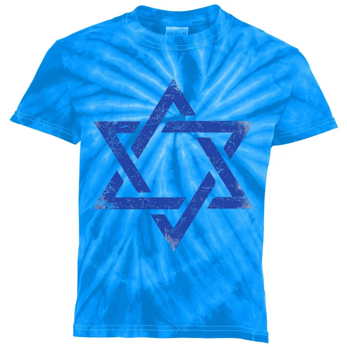 Israeli Flag Israel Jewish Symbol Star of David Pride Israel Kids Tie-Dye T-Shirt