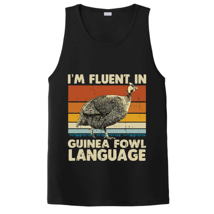 Im Fluent In Guinea Fowl Language Performance Tank