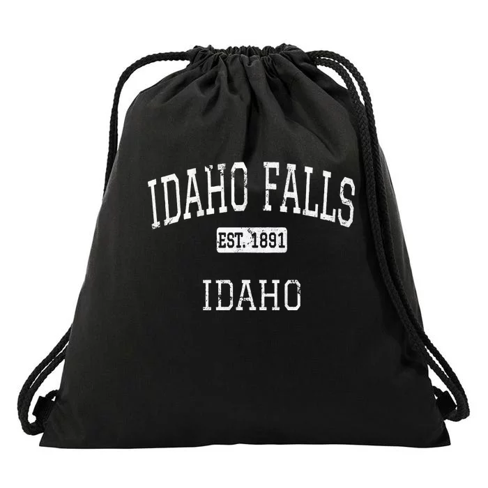 Idaho Falls Idaho Id Vintage Drawstring Bag