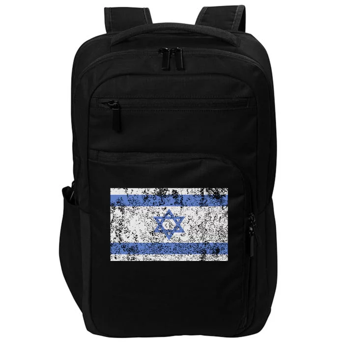 Israeli Flag Israel Jewish Star of David Jerusalem Impact Tech Backpack