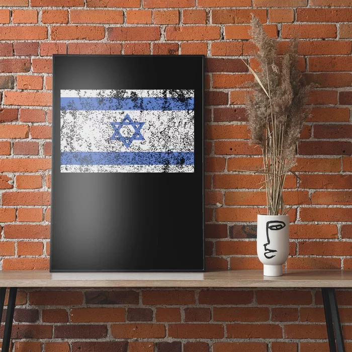 Israeli Flag Israel Jewish Star of David Jerusalem Poster