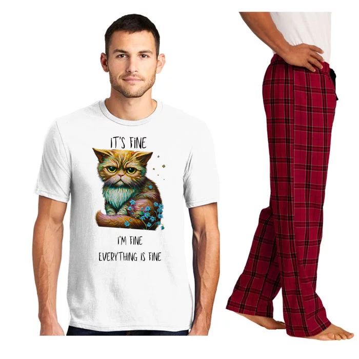 Its Fine Im Fine Everything Is Fine Pajama Set