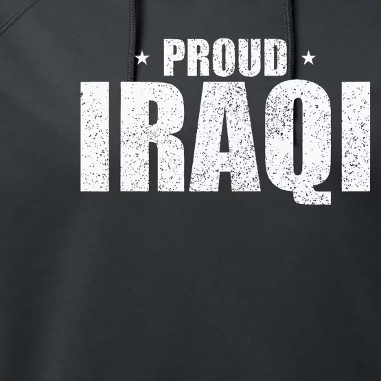 Iraqi Funny Iraq Flag Retro Country Performance Fleece Hoodie