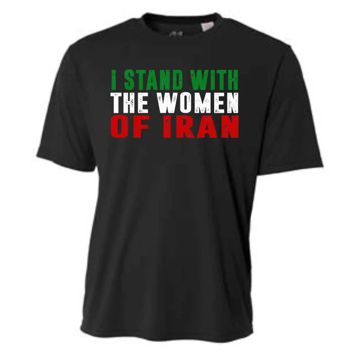 Iranian Flag  I stand with the Wo of Iran Cooling Performance Crew T-Shirt