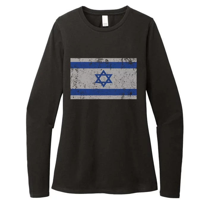 Israeli Flag Israel Jewish I Stand With Israel Womens CVC Long Sleeve Shirt