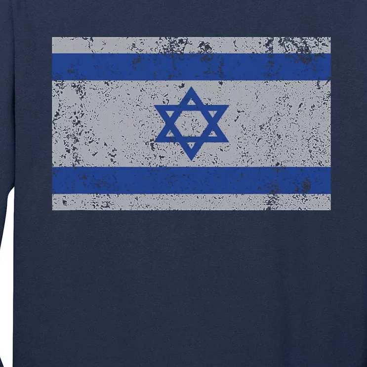 Israeli Flag Israel Jewish I Stand With Israel Tall Long Sleeve T-Shirt