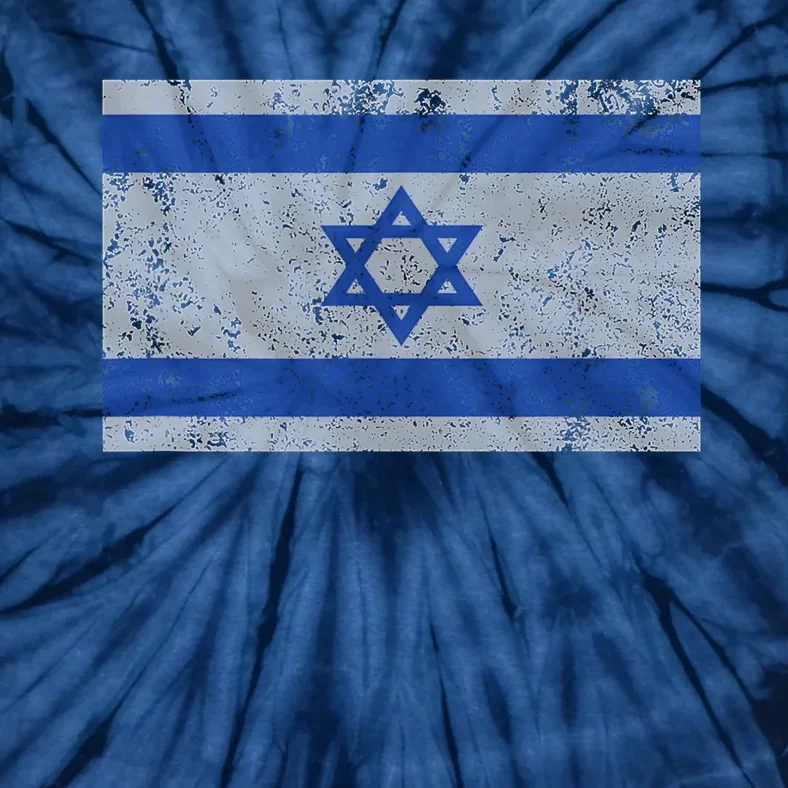 Israeli Flag Israel Jewish I Stand With Israel Tie-Dye T-Shirt