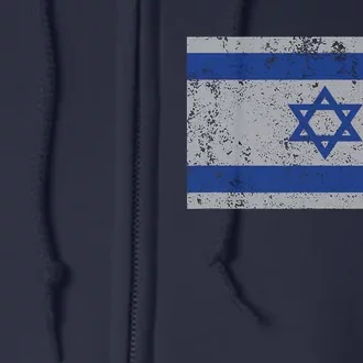 Israeli Flag Israel Jewish I Stand With Israel Full Zip Hoodie