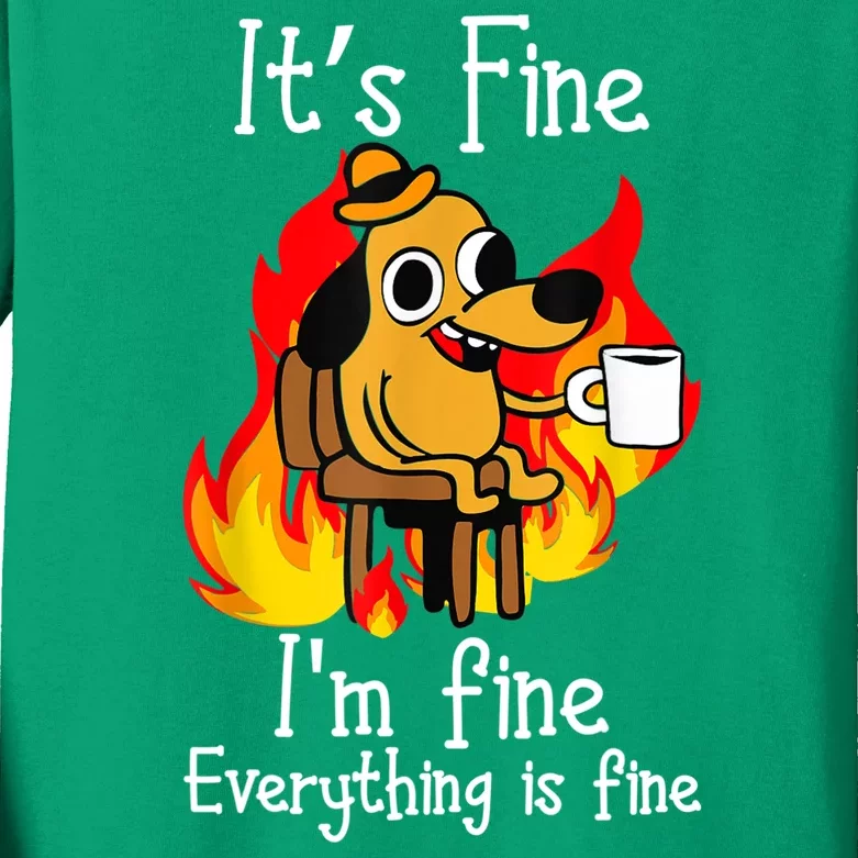 Funny I'm fine Definition | Kids T-Shirt