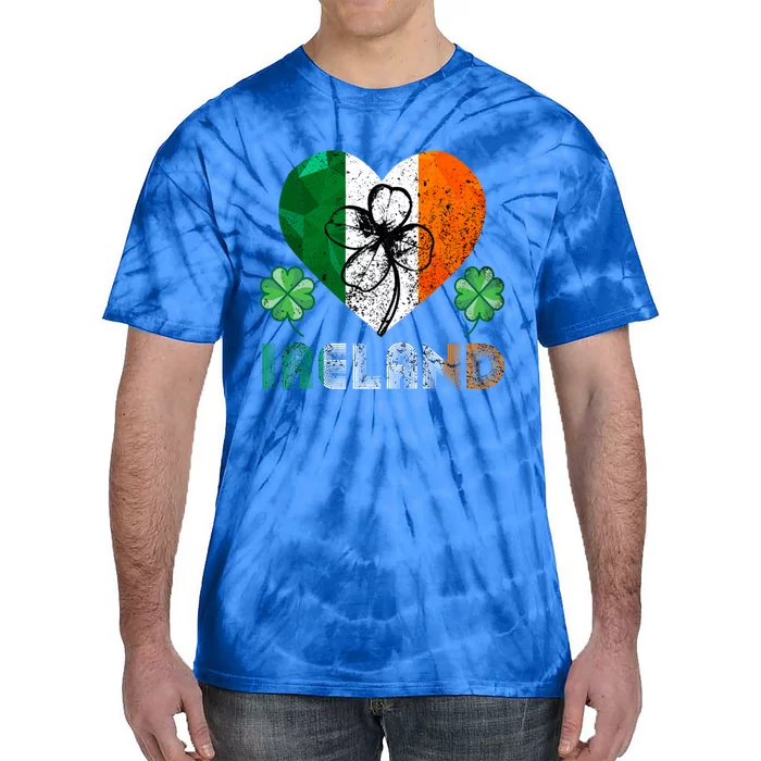 Irish Flag I Love Ireland Tees St Patrick's Gift Tie-Dye T-Shirt