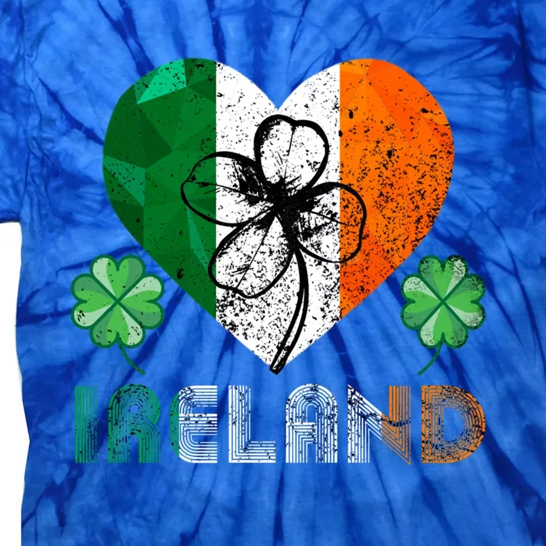 Irish Flag I Love Ireland Tees St Patrick's Gift Tie-Dye T-Shirt