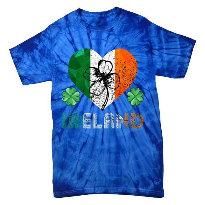 Irish Flag I Love Ireland Tees St Patrick's Gift Tie-Dye T-Shirt