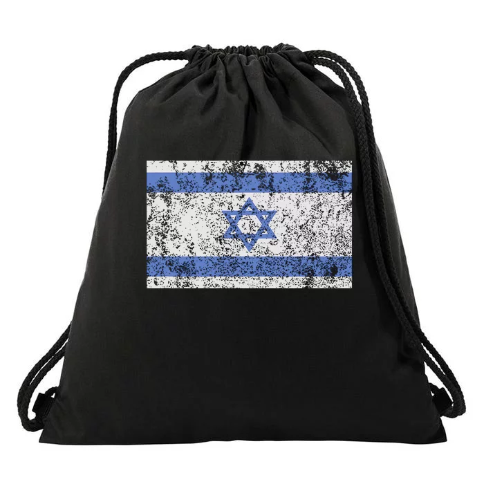 Israeli Flag Israel Jewish Star Of David Jerusalem Drawstring Bag