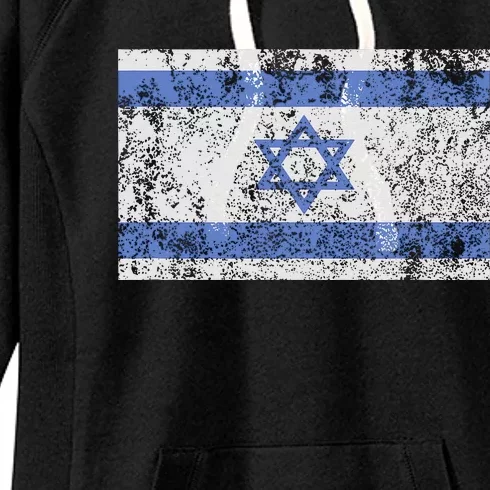 Israeli Flag Israel Jewish Star Of David Jerusalem Women's Fleece Hoodie