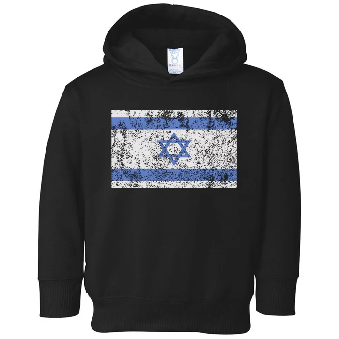 Israeli Flag Israel Jewish Star Of David Jerusalem Toddler Hoodie