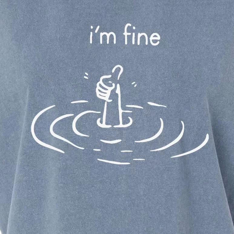 Im Fine Garment-Dyed Women's Muscle Tee