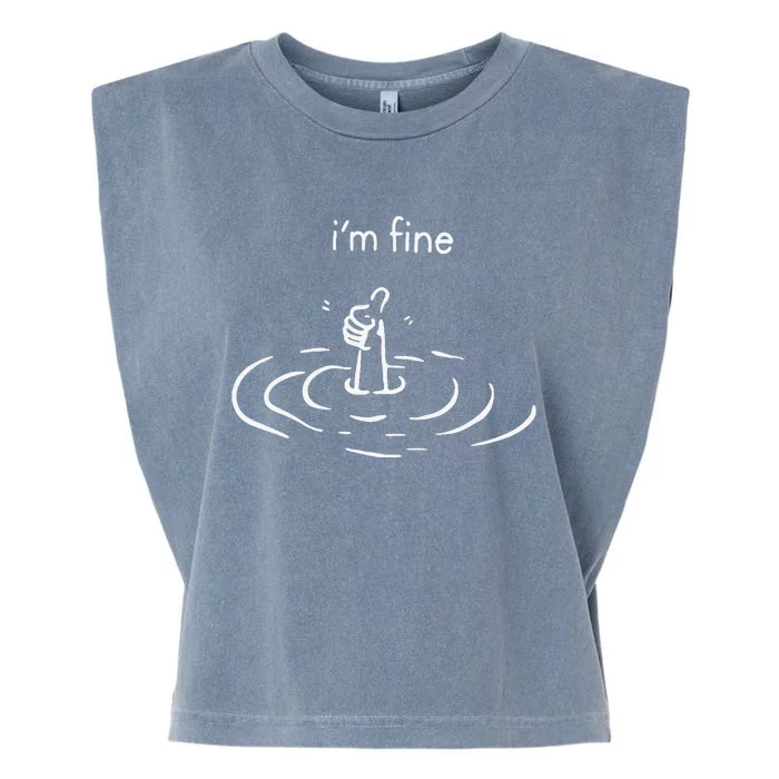 Im Fine Garment-Dyed Women's Muscle Tee