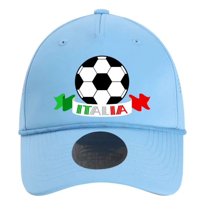 Italy Football Italian Flag Soccer Ball Italia Gift Performance The Dyno Cap