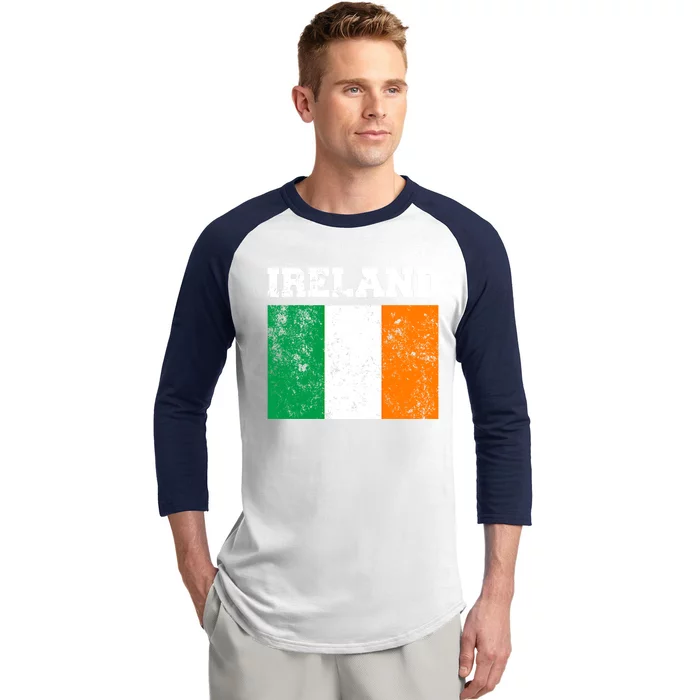 Ireland Flag Irish Flag Cool Gift Baseball Sleeve Shirt