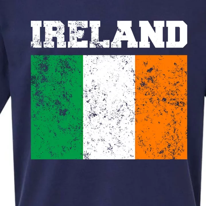 Ireland Flag Irish Flag Cool Gift Sueded Cloud Jersey T-Shirt