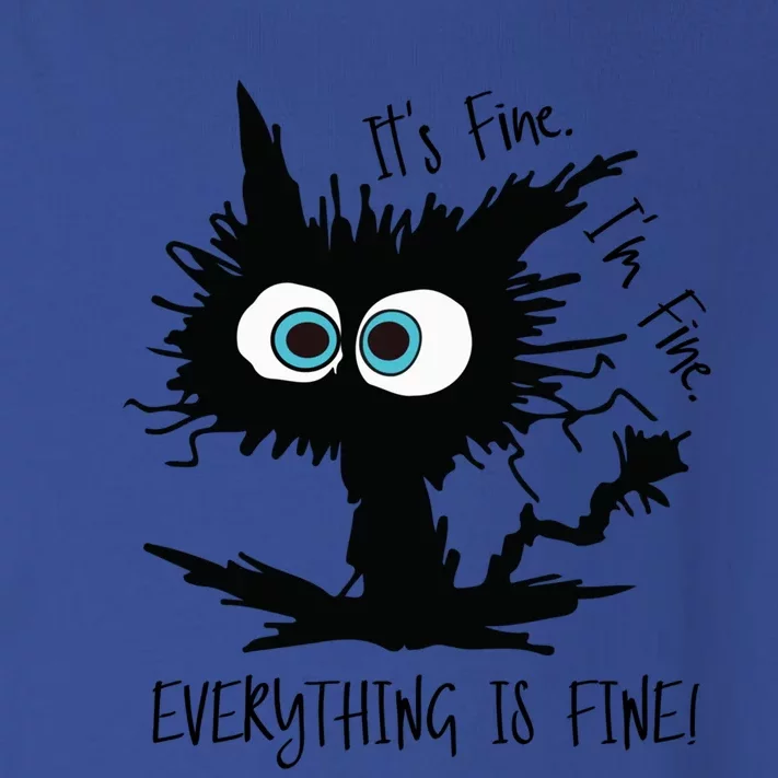 Its Fine Im Fine Everythings Fine Great Gift Funny Cat Gift Toddler Long Sleeve Shirt