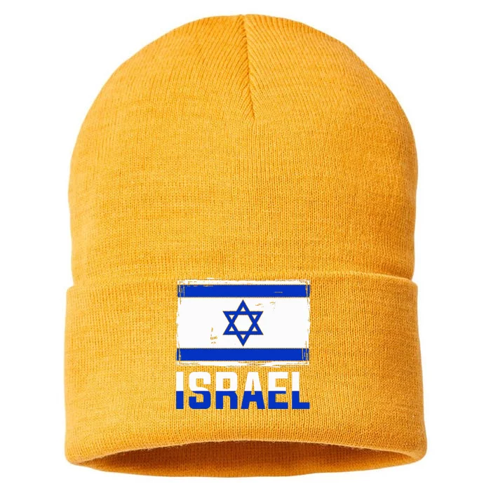 Israel Flag Israel Sustainable Knit Beanie