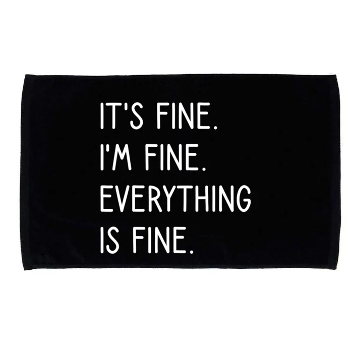 ItS Fine IM Fine Everything Is Fine Microfiber Hand Towel