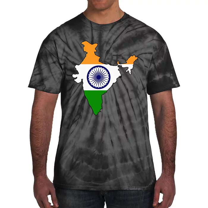 India Flag Tie-Dye T-Shirt