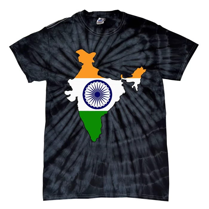 India Flag Tie-Dye T-Shirt