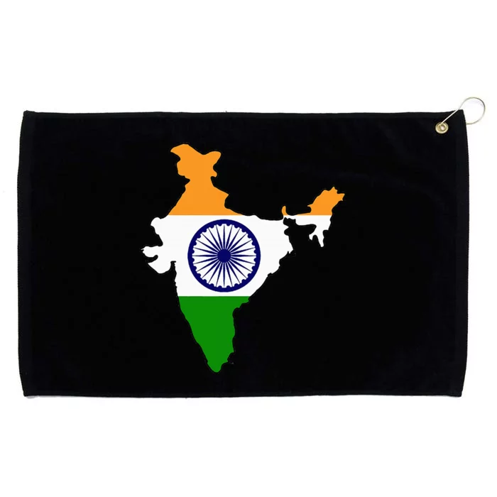 India Flag Grommeted Golf Towel