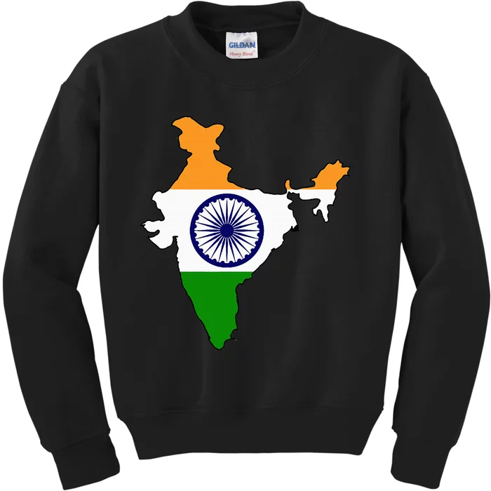 India Flag Kids Sweatshirt