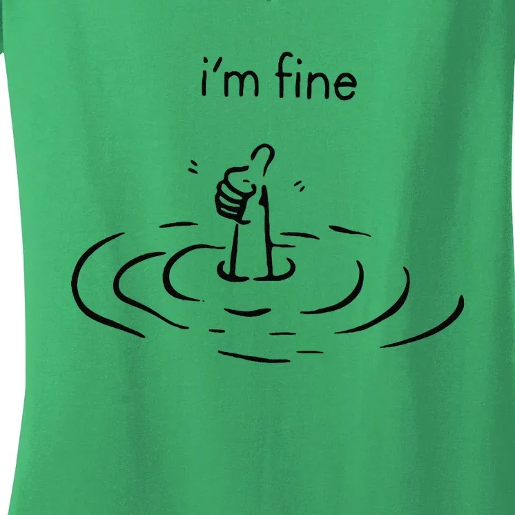 IM Fine Women's V-Neck T-Shirt