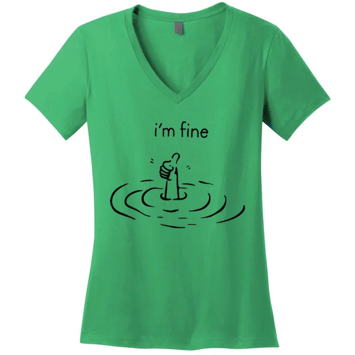 IM Fine Women's V-Neck T-Shirt